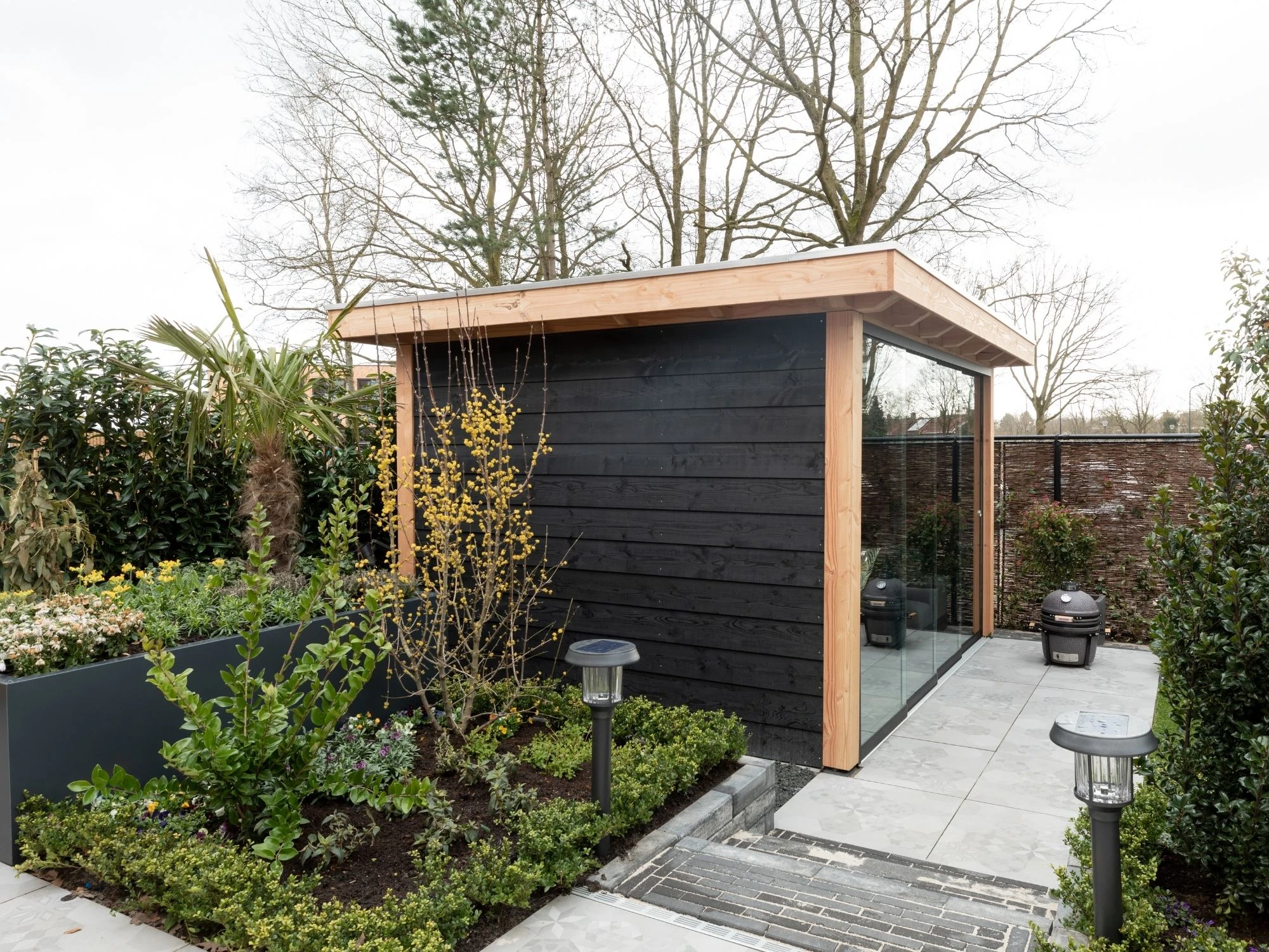 Glazen Schuifwand 400 x 220 cm 10 mm 4-delig - Afbeelding 3